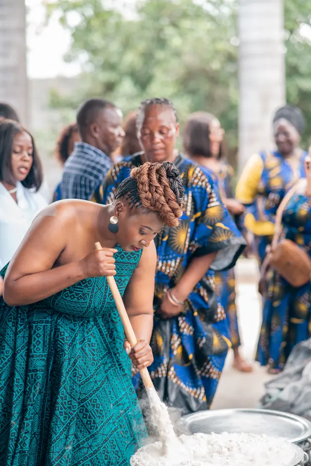 Guests and family at the Viphiko traditional bridal ceremony