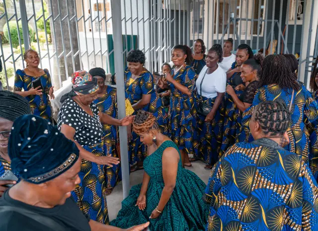 Guests and family at the Viphiko traditional bridal ceremony